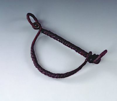 Snaffle bit, from the Roman site at Newstead, Melrose, AD 80-100 by Roman